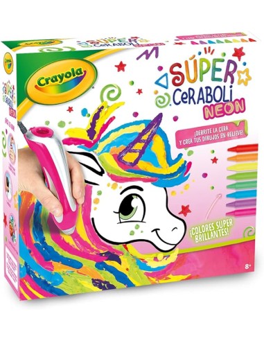 SUPER CERABOLI NEON UNICORN. CRAYOLA