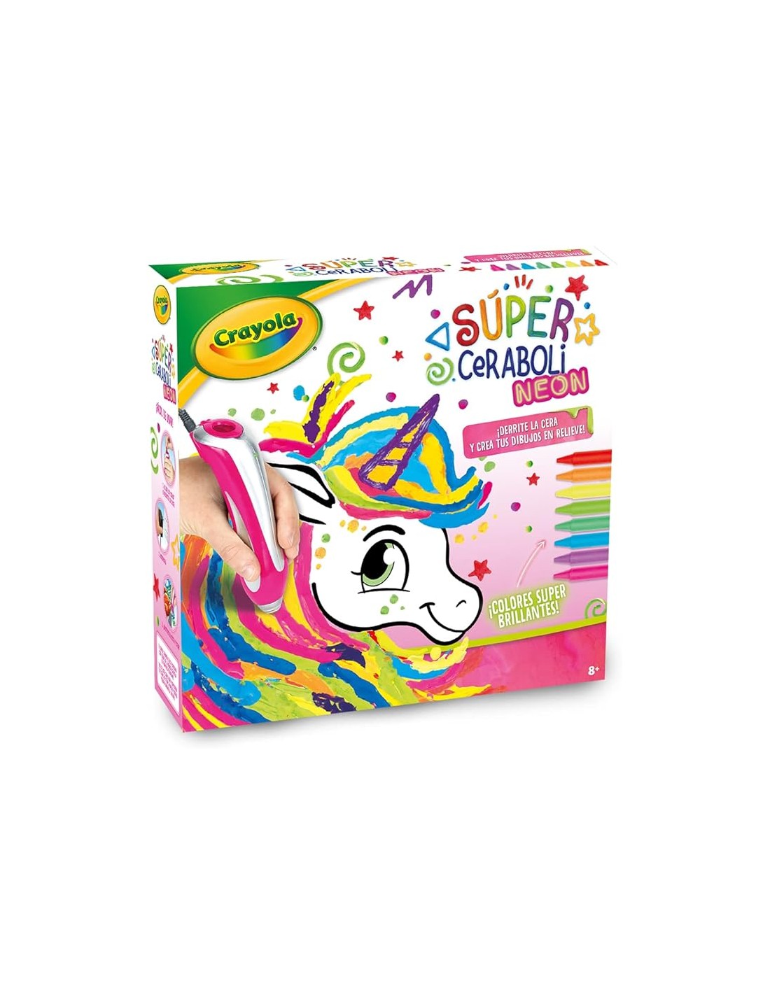 SUPER CERABOLI NEON UNICORN. CRAYOLA. COMPRAR