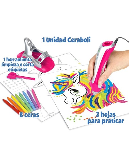 SUPER CERABOLI NEON UNICORN. CRAYOLA