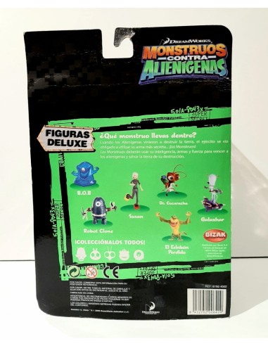 MONSTRUOS CONTRA ALIENIGENAS. Figuras Deluxe....