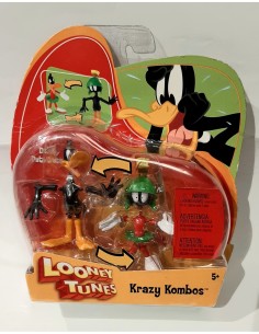 Figuras DAFFY Y PATO LUCAS. Looney Tunnes Krazy Kombos
