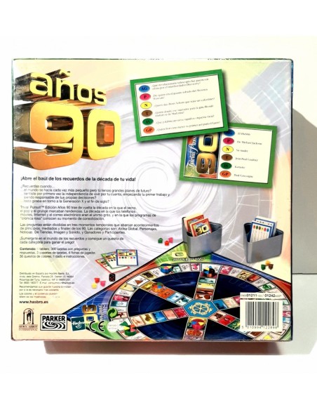Juego de mesa - Trivial Pursuit Años 90 - Hasbro