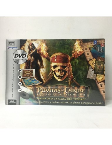 Juego de mesa - Piratas del caribe, El cofre del hombre muerto, Juego DVD La caza del Tesoro