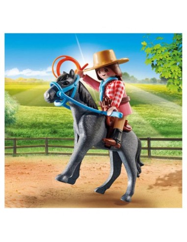 70602 PLAYMOBIL ESPECIAL PLUS AMAZONA I CAVALL. 