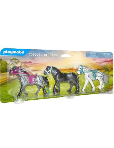 70999 PLAYMOBIL COUNTRY  PACK 3 CABALLOS