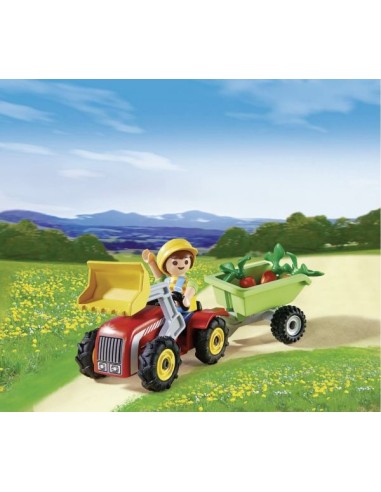 4943 COUNTRY NIÑO CON TRACTOR.