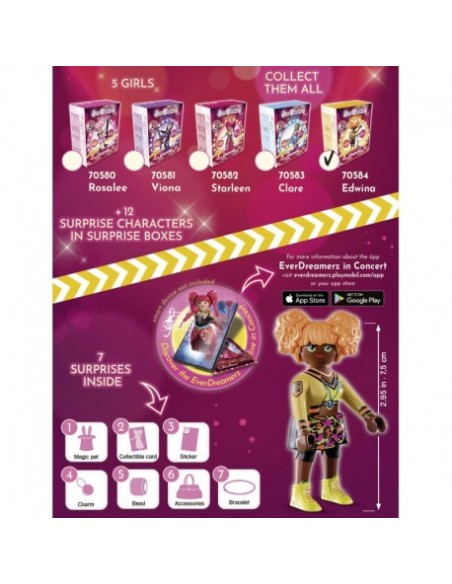 70584 PLAYMOBIL EVER DREAMERZ EDWINA MUSIC WORLD.
