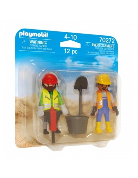 70272 PLAYMOBIL DUO PACK OBREROS.