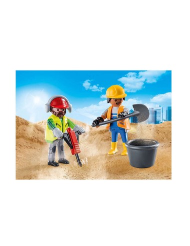 70272 PLAYMOBIL DUO PACK OBREROS.