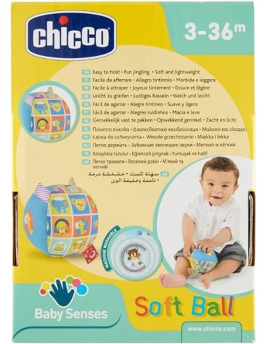 PELOTA SENSORIAL CHICCO SOFT BALL. CHICCO.