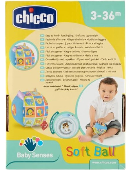 PELOTA SENSORIAL CHICCO SOFT BALL. CHICCO.