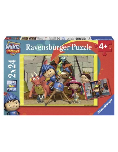 MIKE THE KNIGHT PUZZLE 2X24. RAVENSBURGER.