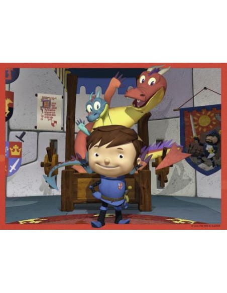 MIKE THE KNIGHT PUZZLE 2X24. RAVENSBURGER.