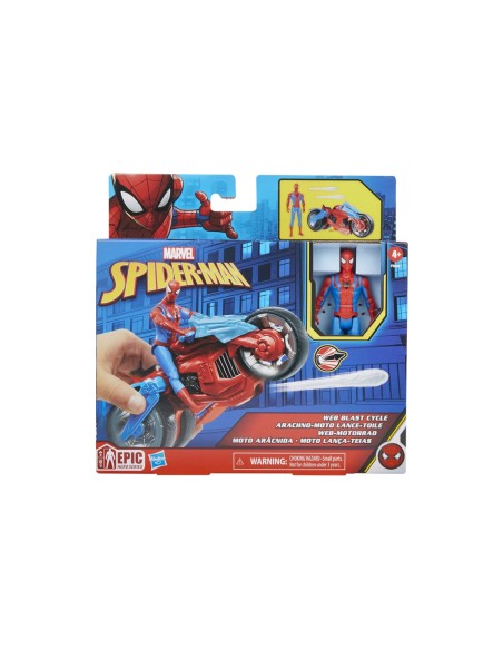 FIGURA SPIDERMAN MOTO ARÀCNIDA. HASBRO. COMPRAR