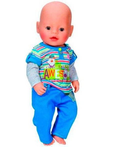 VESTIDO BABY BORN PRIMAVERA. ZAPF CREATION