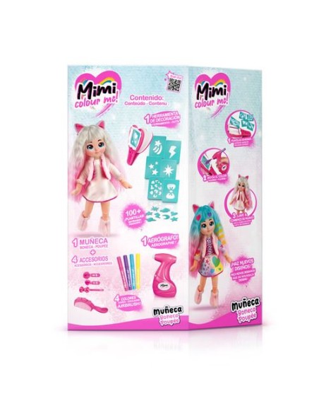 MUÑECA MIMI COLOUR ME! CANAL TOYS.