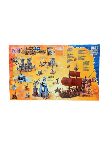 MEGA BLOKS 9834 Fyren Sea Phoenix Warship