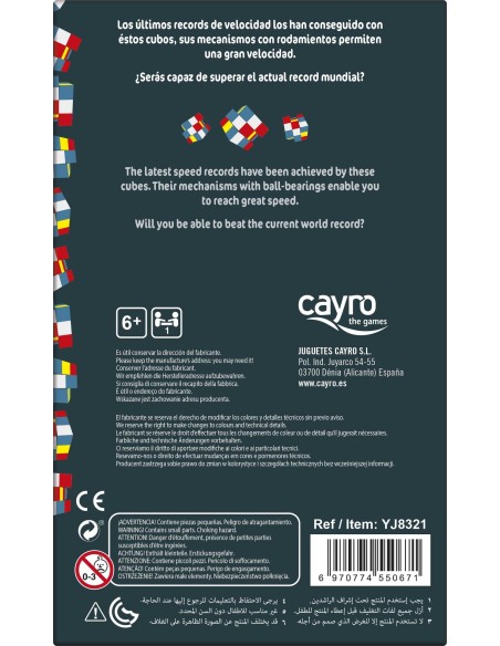 CUBO MIRROR 3X3X3. CAYRO THE GAMES.