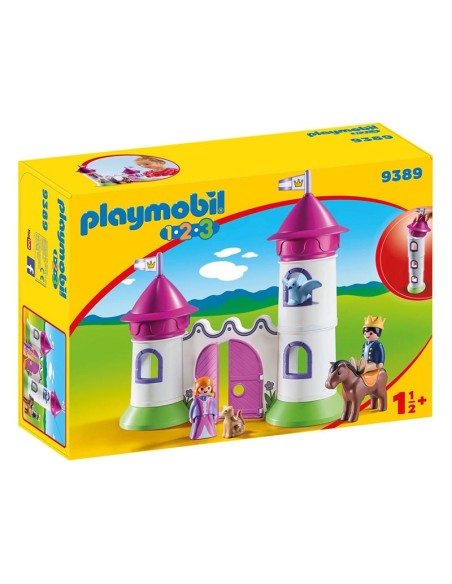 9389 PLAYMOBIL 1.2.3. CASTILLO CON TORRE APILABLE