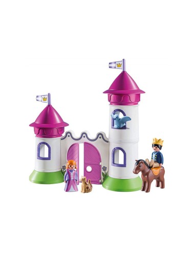 9389 PLAYMOBIL 1.2.3. CASTILLO CON TORRE APILABLE
