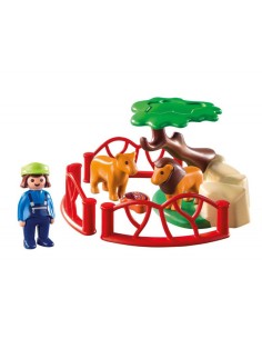 9378 PLAYMOBIL 1.2.3. RECINTE DE LLEONS.  2