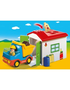 70184 PLAYMOBIL 1.2.3. CAMIÓN CON GARAJE 2