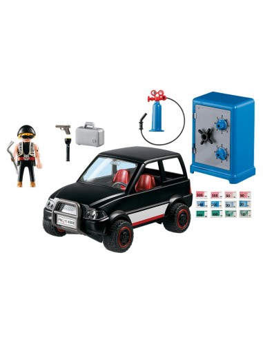 4059 PLAYMOBIL LLADRE DE CAIXA FORTA AMB COTXE.