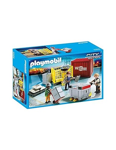 5259 PLAYMOBIL CITY ACTION EQUIP DE CÀRREGA DE MERCADERIES.