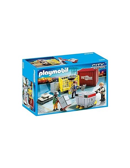 5259 PLAYMOBIL CITY ACTION EQUIP DE CÀRREGA DE MERCADERIES.