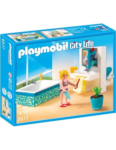 5577 PLAYMOBIL CITY LIFE BAÑO MANSIÓN MODERNA DE LUJO.