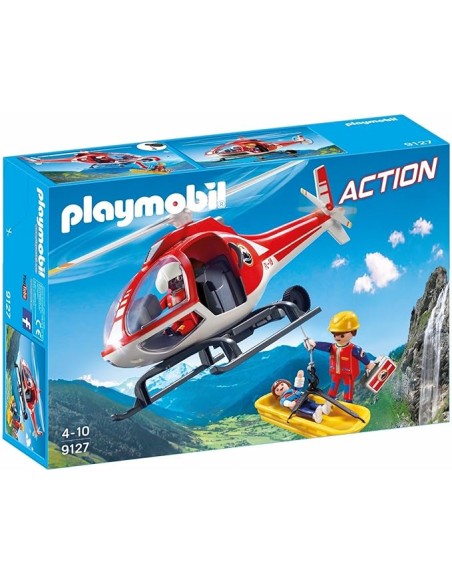 9127 PLAYMOBIL ACTION HELICÓPTERO DE RESCATE DE MONTAÑA.