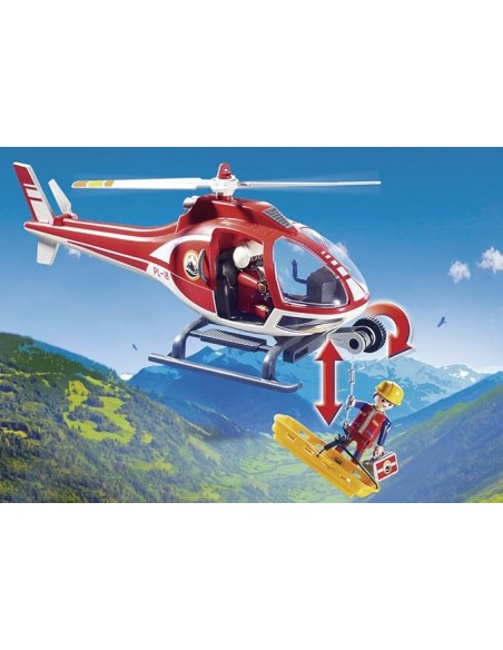 9127 PLAYMOBIL ACTION HELICÒPTER DE RESCAT DE MUNTANYA.