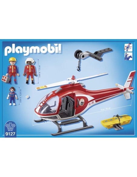 9127 PLAYMOBIL ACTION HELICÓPTERO DE RESCATE DE MONTAÑA.