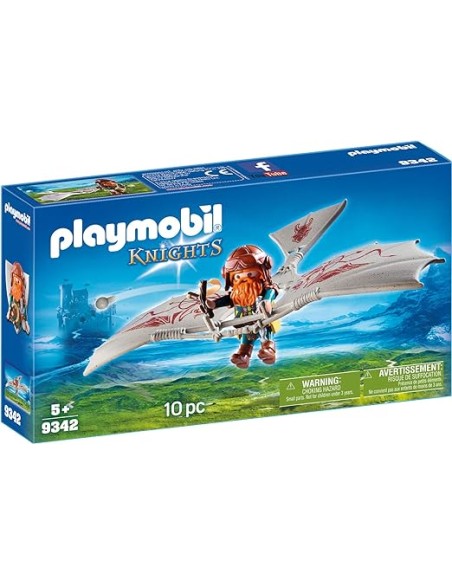 9342 PLAYMOBIL KNIGHTS NAN AMB MÀQUINA VOLADORA.