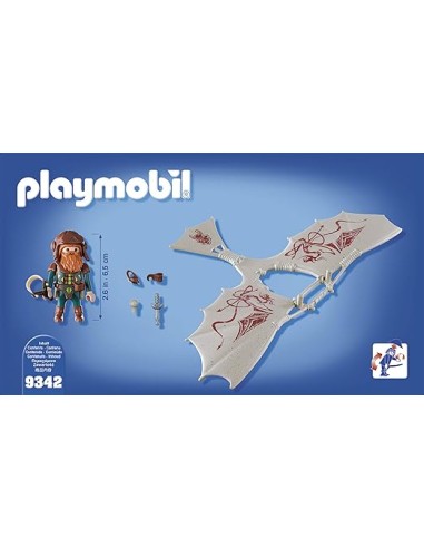9342 PLAYMOBIL KNIGHTS NAN AMB MÀQUINA VOLADORA.
