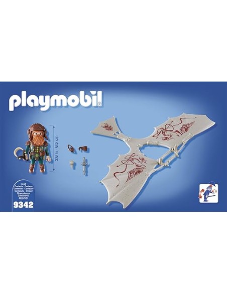 9342 PLAYMOBIL KNIGHTS NAN AMB MÀQUINA VOLADORA.