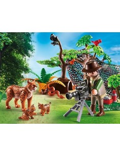 5561 PLAYMOBIL WILD LIFE FAMÍLIA DE LINX I FILMADOR. 2