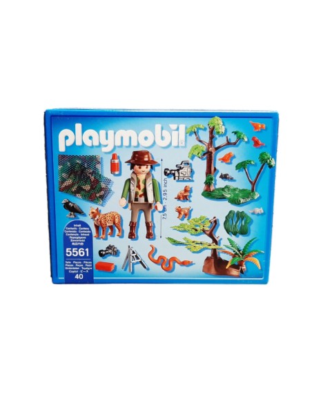 5561 PLAYMOBIL WILD LIFE FAMILIA DE LINCES Y FILMADOR.