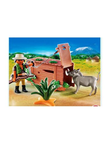 4833 PLAYMOBIL CAZADOR DE JABALÍ CON TRAMPA