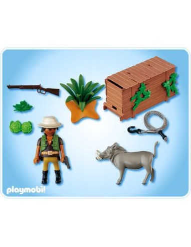 4833 PLAYMOBIL CAÇADOR DE SENGLAR AMB TRAMPA