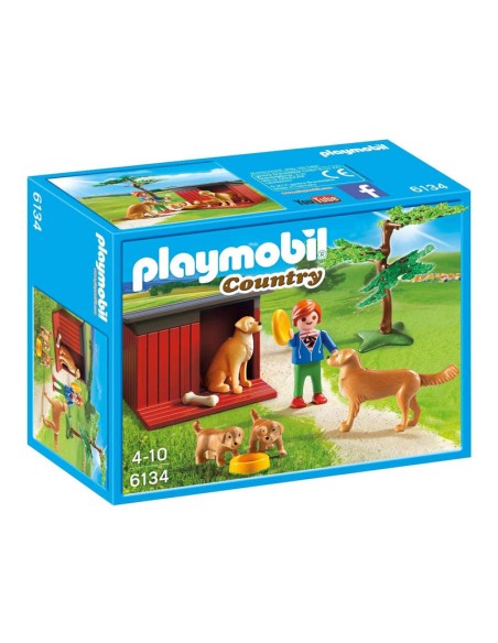 6134 PLAYMOBIL COUNTRY GOLDEN RETRIEVERS.