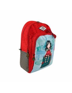 MOTXILLA SANTORO GORJUSS TRIPLE BUTXAQUES. VERMELLA.... 2