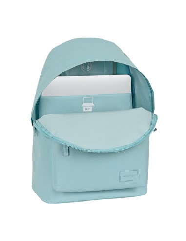 MOTXILLA ESCOLAR BÀSICA SAFTA. BLAU CELEST. SAFTA.