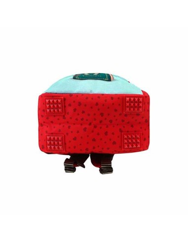 MOCHILA SANTORO GORJUSS TRIPLE BOLSILLOS. ROJA....