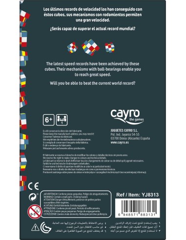 CUBO 3 X 3 UNEQUAL. CAYRO THE GAMES.