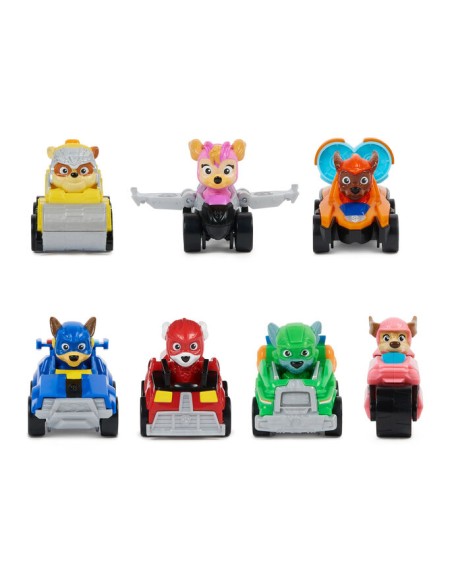 PUP SQUAD AND LIBERTY. SET DE 7 VEHICLES DE LA PATRULLA CANINA. SPIN MASTER.