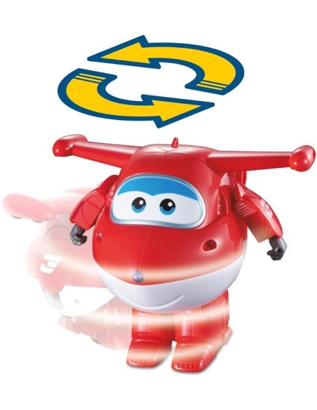 SUPER WINGS JETT R/C DANCE & TRANSFORM. COLOR BABY