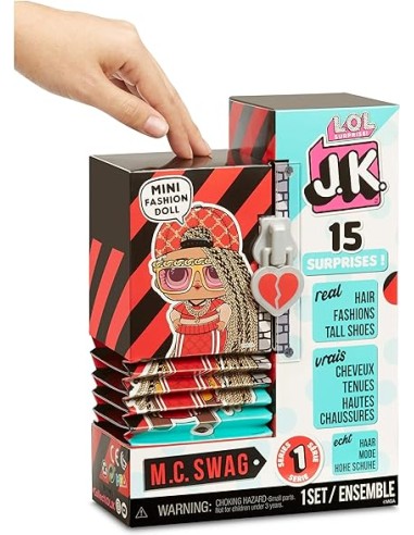 MUÑECA LOL SURPRISE J.K. M.C. SWAG, SERIE 1, 15...