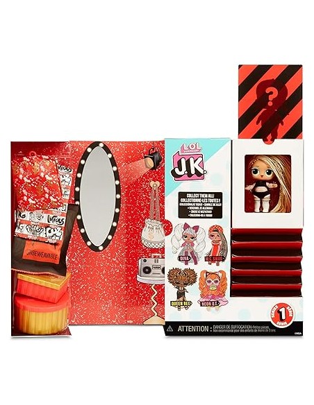 MUÑECA LOL SURPRISE J.K. M.C. SWAG, SERIE 1, 15 SORPRESAS. MGA