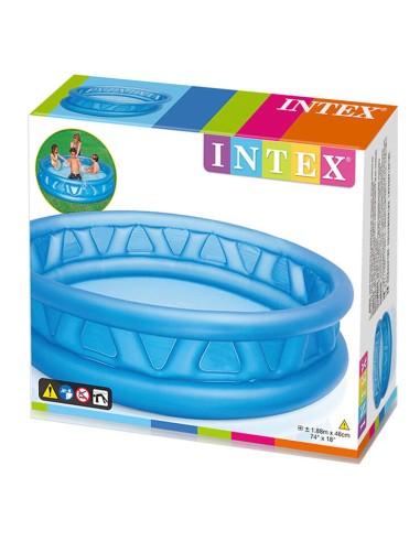 PISCINA HINCHABLE INFANTIL REDONDA 188 X 46 cm. INTEX.